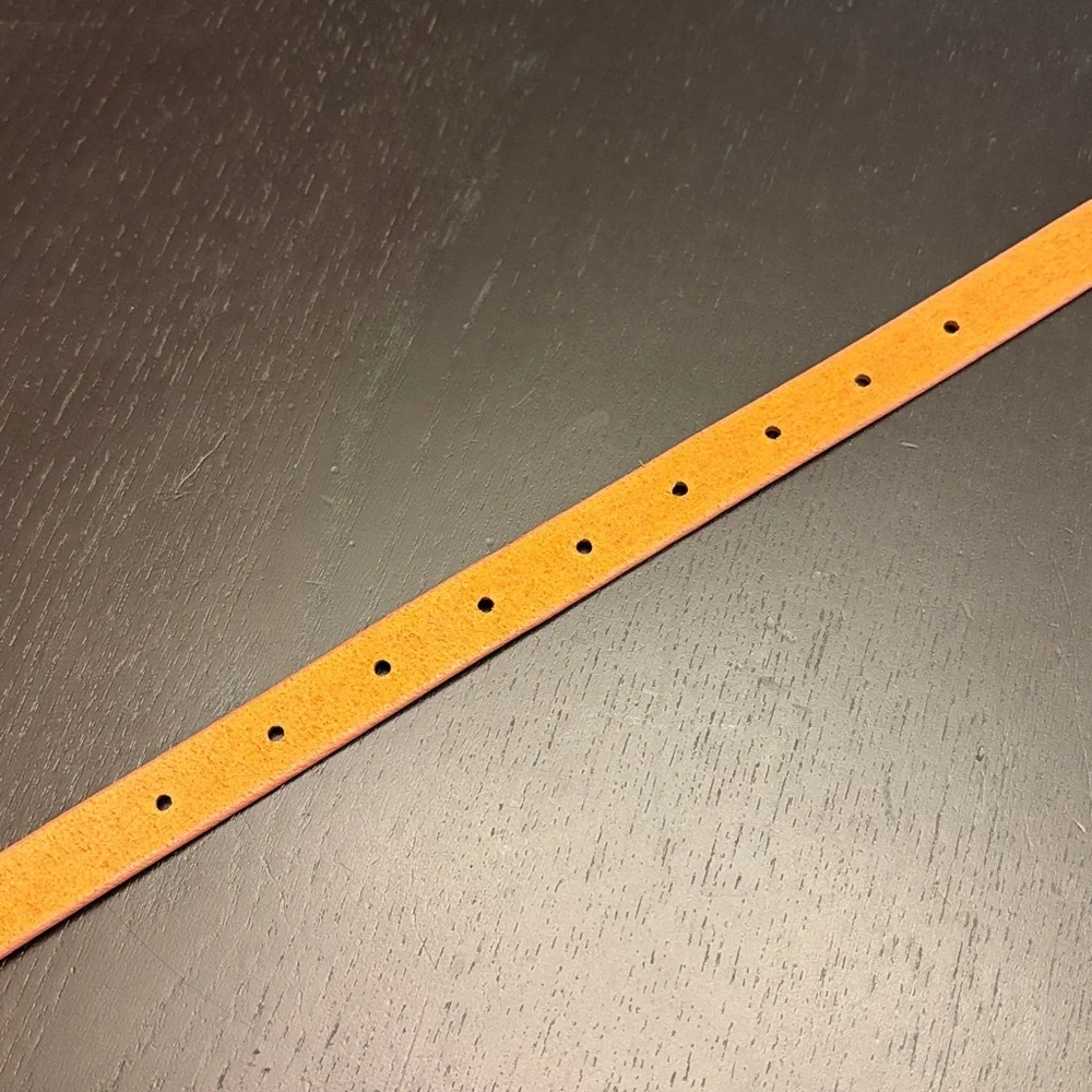 J. Crew Women’s Size L Italian Leather Made in USA Belt - Picture 7 of 9